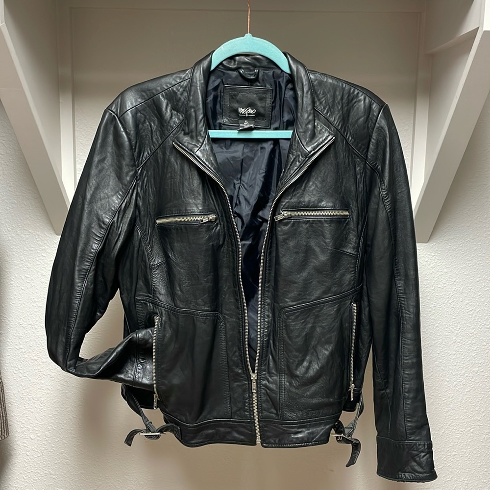 Black Faux Leather Jacket